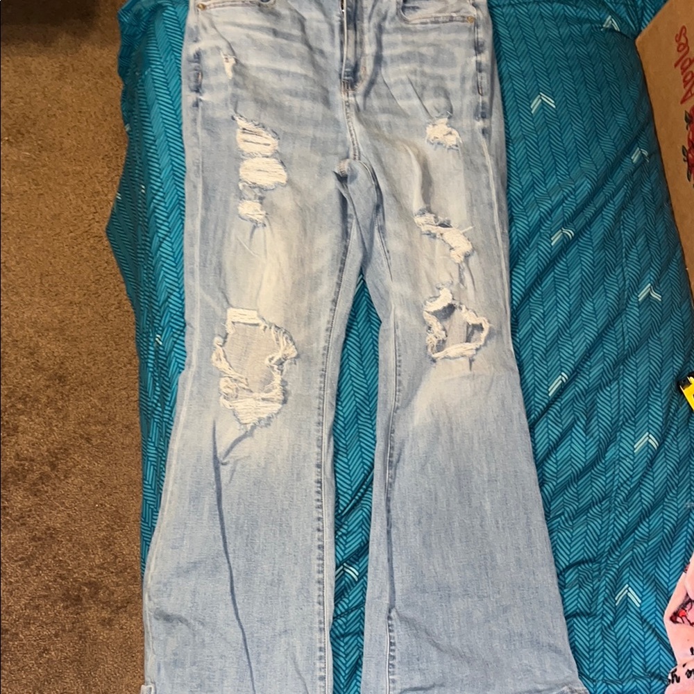 American Eagle Curvy Super High Rise Flare